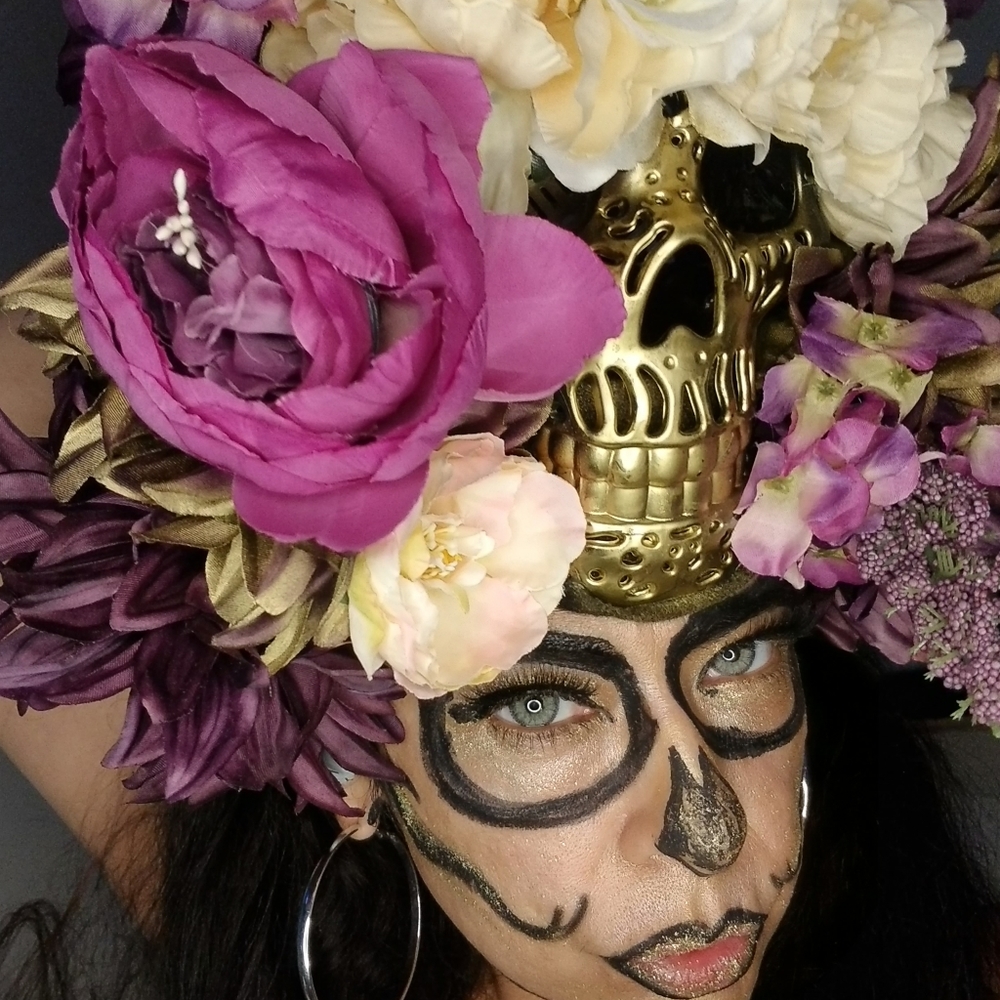 Day of the dead headpiece